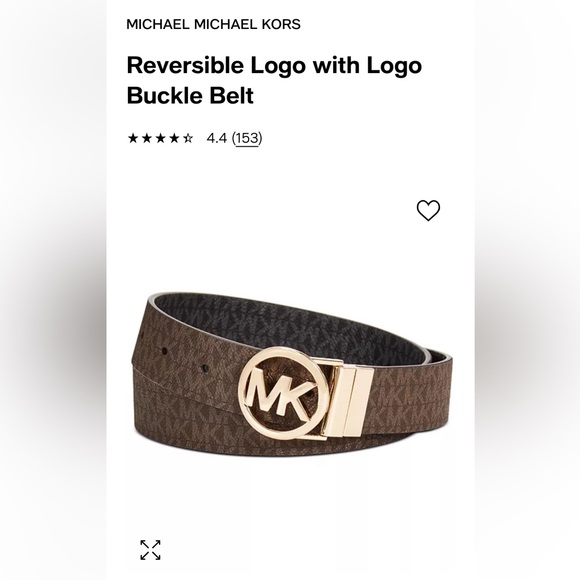 MICHAEL Michael Kors Accessories - Michael Kors Reversible Logo Belt